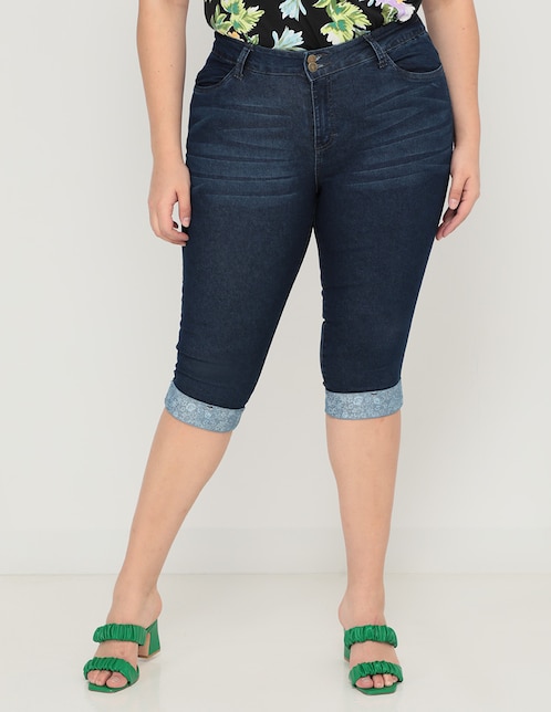 Jeans skinny LIEB Plus corte cintura para mujer