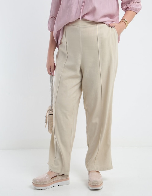 Pantalón LIEB Basics Plus amplio para mujer