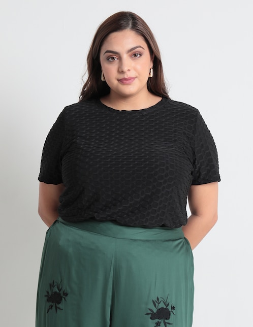 Playera manga corta LIEB Plus cuello redondo para mujer