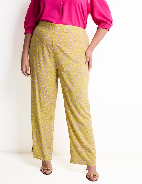 Pantalón relaxed straight para mujer 1