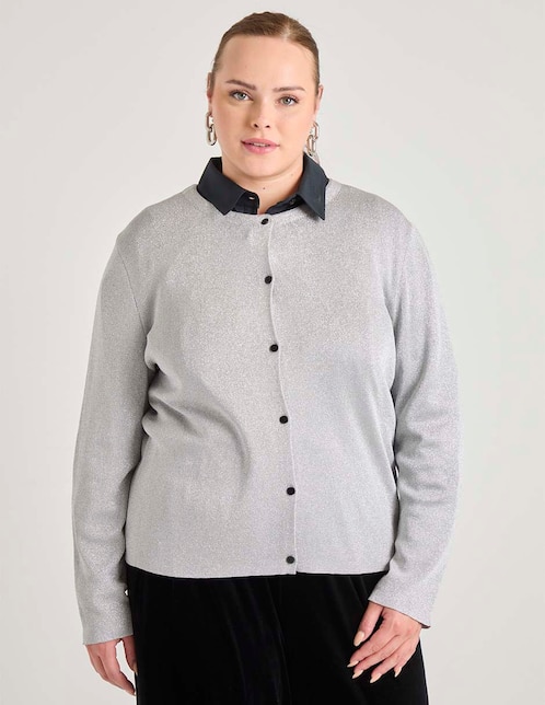 Suéter cuello redondo para mujer 1