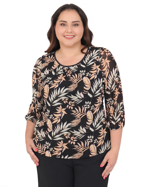 Blusa manga 3/4 para mujer 1