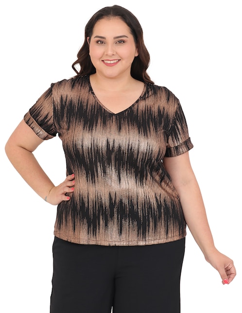 Blusa manga corta para mujer 1