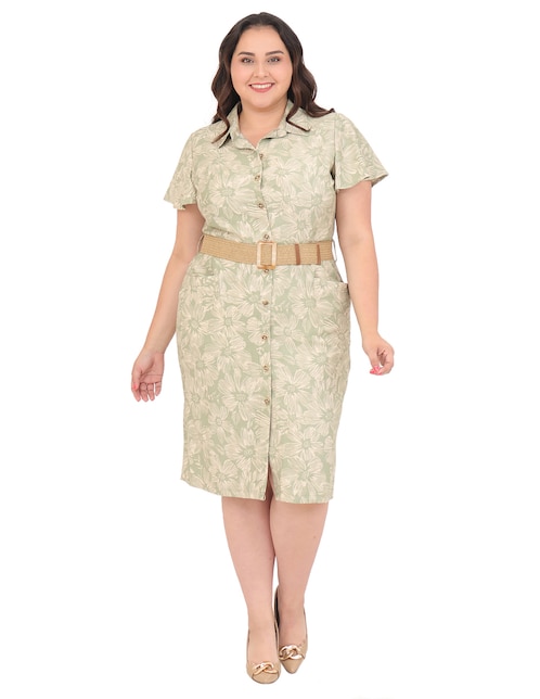 Vestido a la rodilla casual Grupo Magnolia para mujer 1