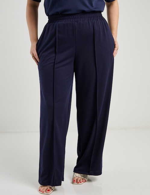 Pants amplio con elástico para mujer 1