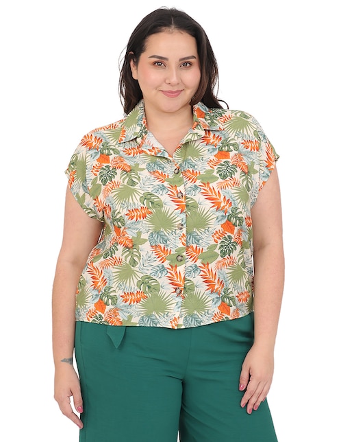 Blusa manga corta para mujer 1
