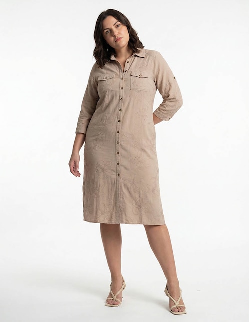 Vestido midi casual para mujer 1