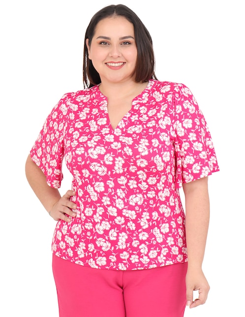 Blusa Grupo Bromelia manga corta para mujer 1
