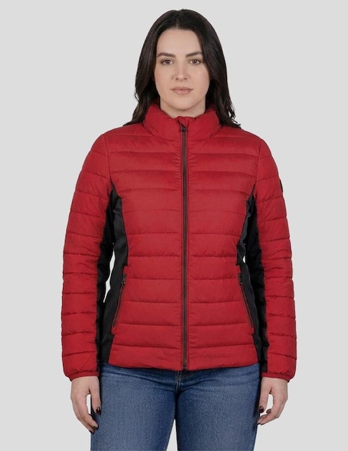 "chamarra" capitonada greenlander no impermeable "de" poliéster "para mujer"