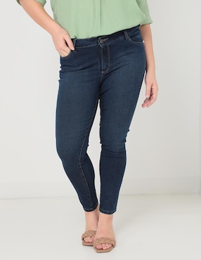 Jeans Skinny LIEB Plus Corte Cintura Para Mujer