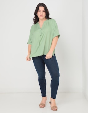 Jeans skinny Lieb Plus para mujer