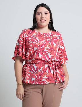 Blusa Liz Claiborne Manga Corta Para Mujer