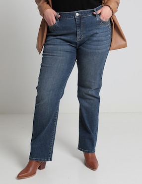 Jeans Slim LIEB Plus Corte Cintura Para Mujer