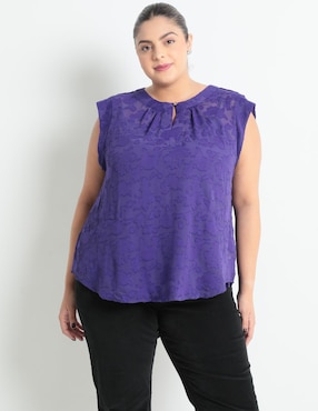 Blusa Liz Claiborne Sin Manga Para Mujer