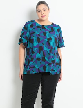 Blusa Liz Claiborne Manga Corta Para Mujer