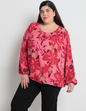 Blusa Liz Claiborne Manga Larga Para Mujer