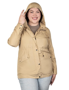 Chamarra parka Greenlander impermeable para mujer