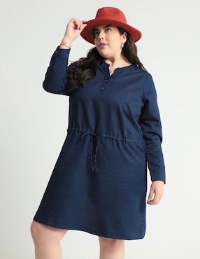 Vestido 3/4 Casual LIEB Plus Para Mujer