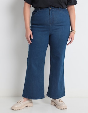 Jeans Flare LIEB Plus Corte Cintura Alta Para Mujer