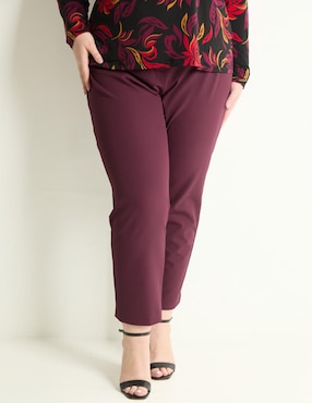 Pantalón Liz Clainorne Slim Para Mujer