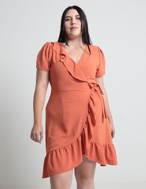 Vestido Arriba De La Rodilla Casual LIEB Plus Para Mujer