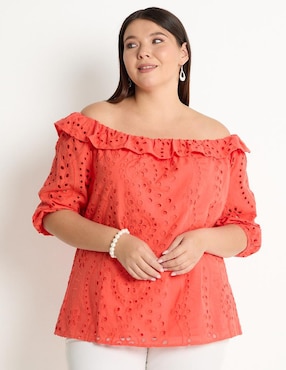 Blusa Calafella manga 3/4 para mujer