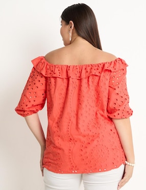 Blusa Calafella manga 3/4 para mujer
