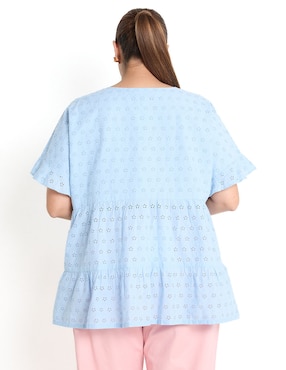 Blusa LIEB Basics Plus manga corta para mujer