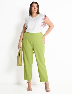 Playera manga corta Lieb Plus cuello redondo para mujer