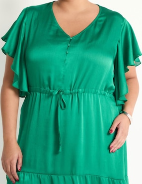 Vestido midi casual Lieb Plus para mujer