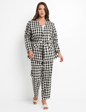 Blusa Liz Claiborne manga larga para mujer