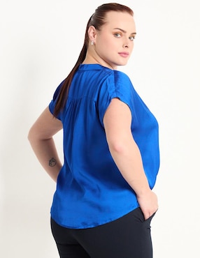 Blusa Davinchy manga corta para mujer