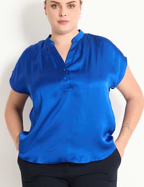 Blusa Davinchy manga corta para mujer