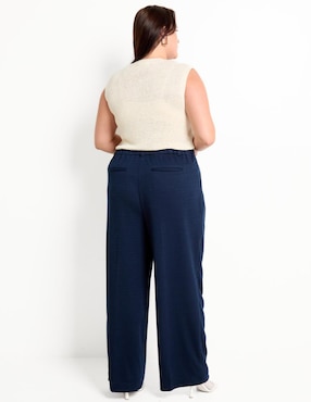 Pantalón relaxed Liz Claiborne amplio para mujer