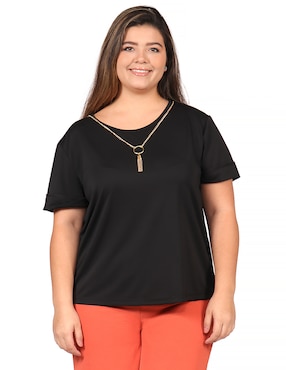 Blusa Cariló Manga Corta Para Mujer