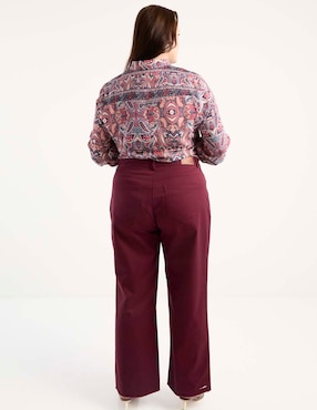 Pantalón relaxed Lieb Plus straight para mujer