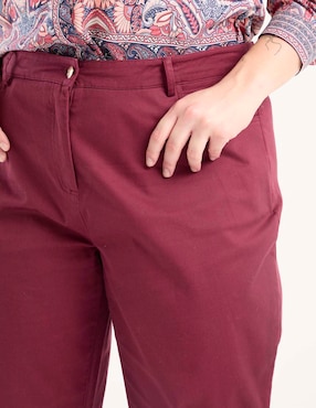 Pantalón relaxed Lieb Plus straight para mujer