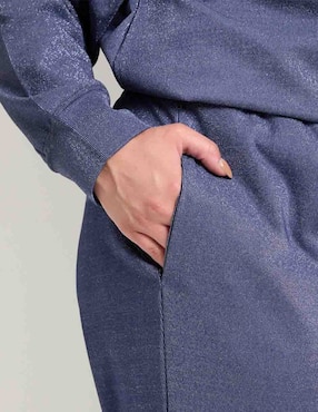 Pants straight Lieb Plus con elástico para mujer