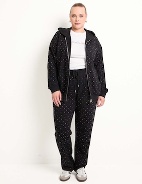 Pants regular Lieb Plus con jareta para mujer