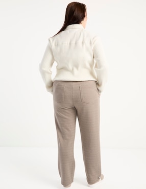 Pants regular Lieb Plus con agujeta para mujer