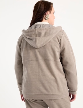 Sudadera con capucha y bolsa Lieb Plus para mujer