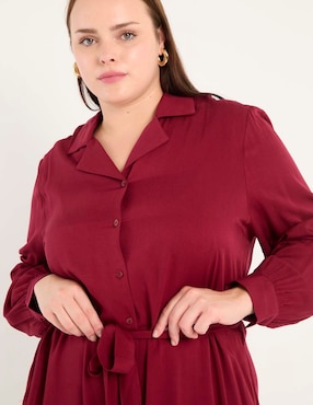 Vestido midi casual Lieb Plus para mujer