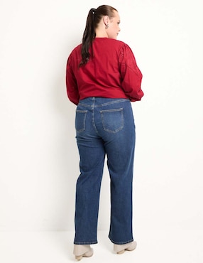 Jeans straight Lieb Plus para mujer