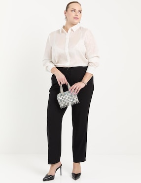 Blusa Lieb Plus manga larga para mujer
