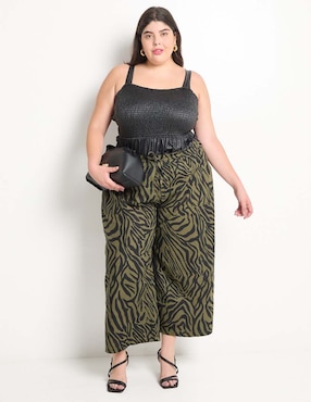 Pantalón relaxed Liz Claiborne amplio para mujer