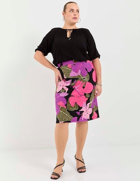 Falda 3/4 Liz Claiborne a la cintura