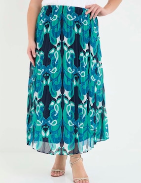 Falda larga Liz Claiborne a la cintura