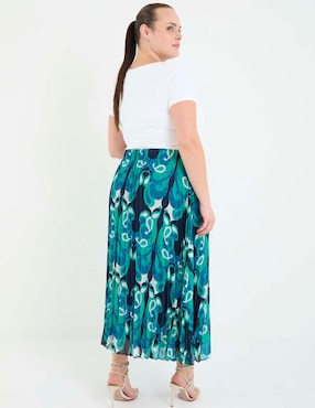 Falda larga Liz Claiborne a la cintura