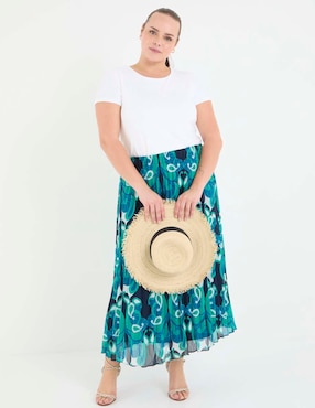 Falda larga Liz Claiborne a la cintura