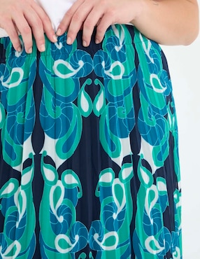 Falda larga Liz Claiborne a la cintura